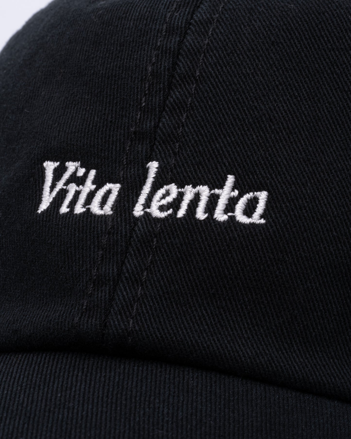 Cappellino Vita lenta nero