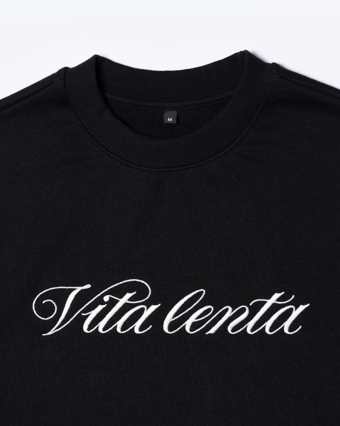 Felpa Vita lenta nera