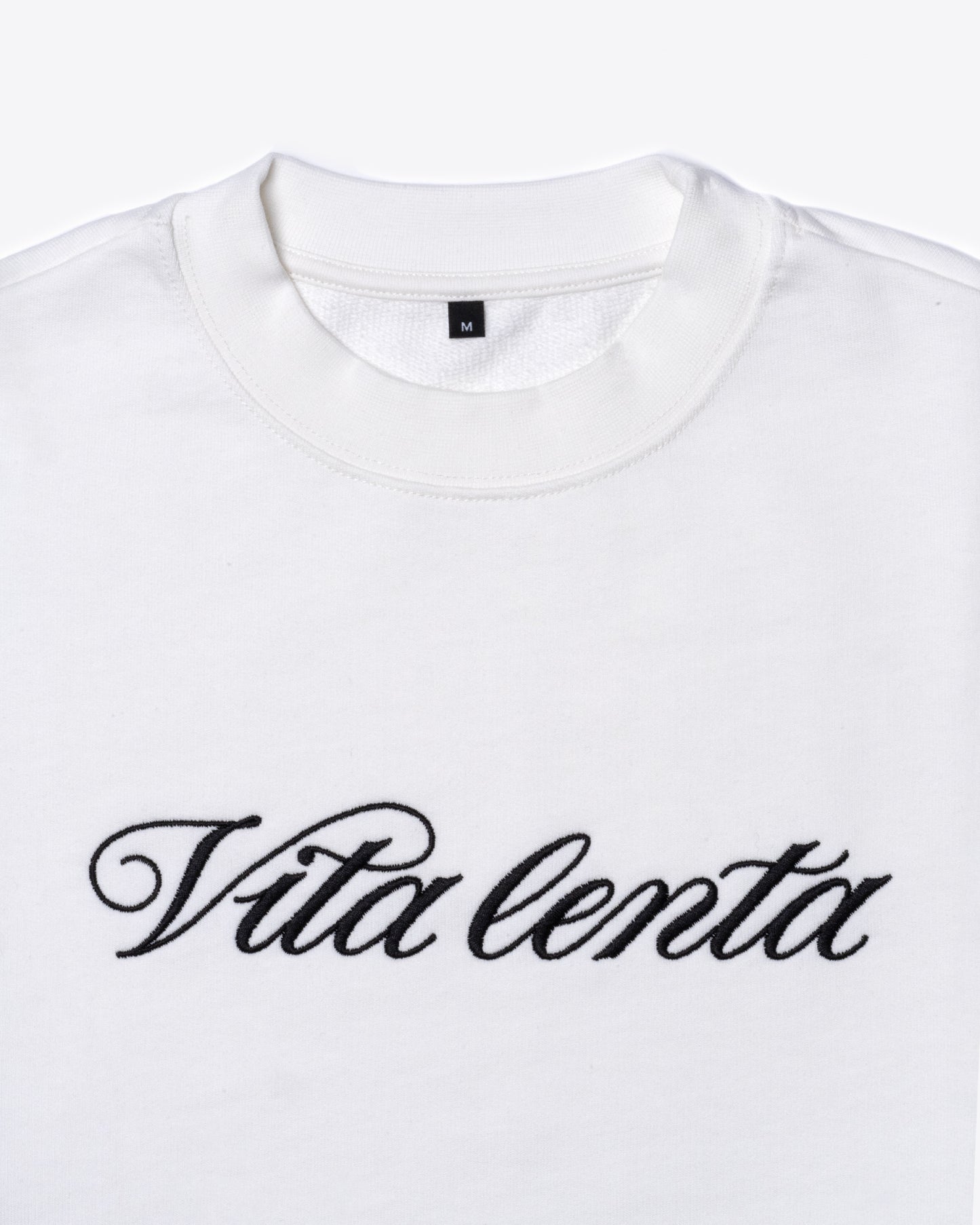 Felpa Vita lenta bianca