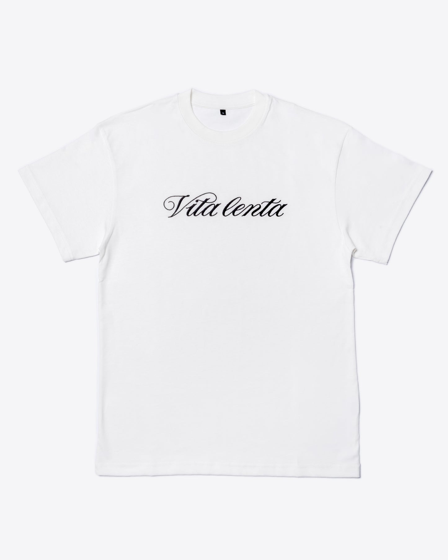 T-shirt Vita lenta bianca