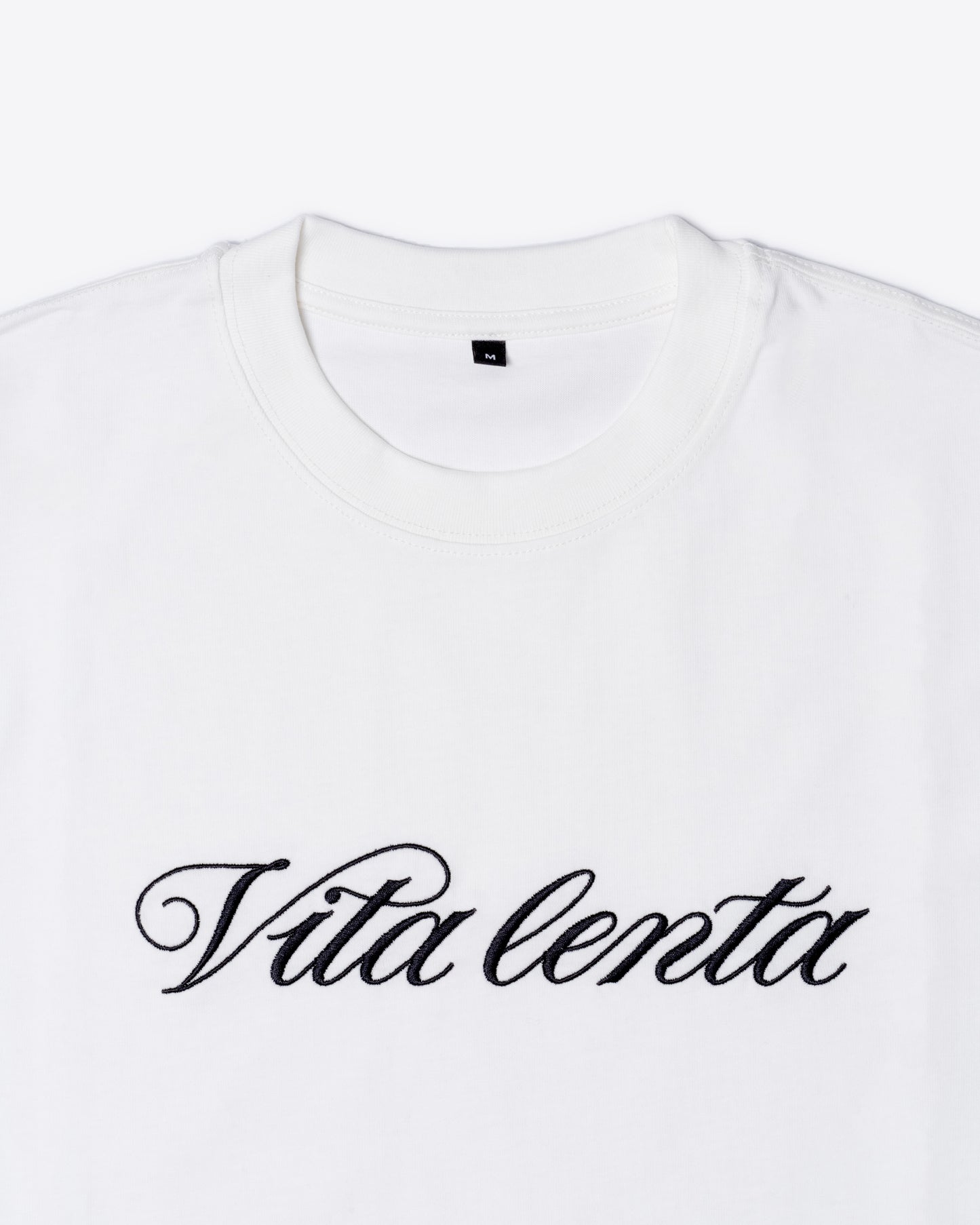 T-shirt Vita lenta bianca